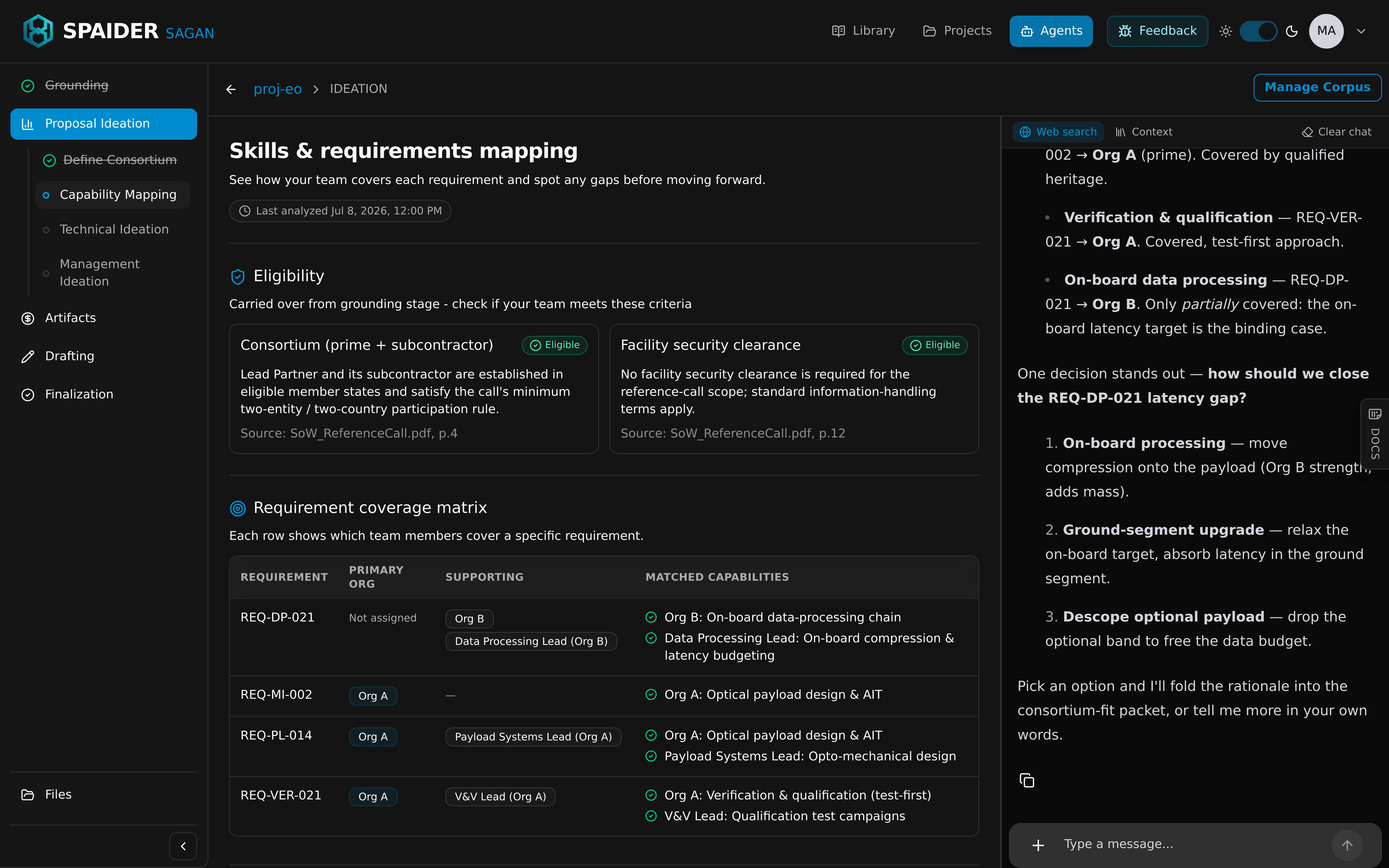 Map requirements without losing traceability.